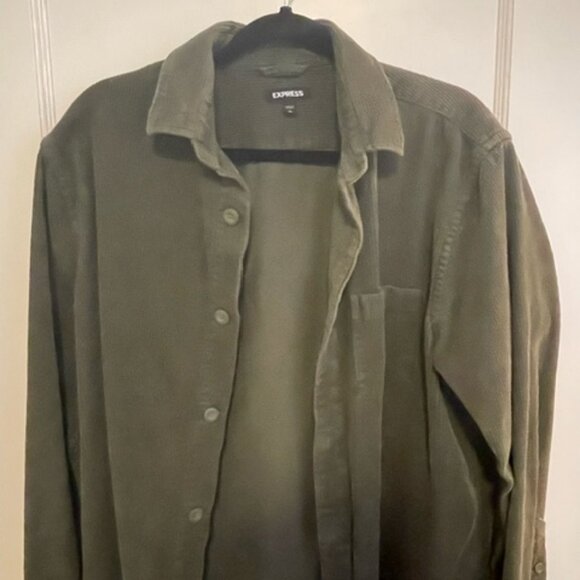 Corduroy Shirt (Green) - Picture 1 of 2